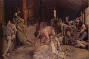 Tom roberts Shearing the rams oil painting reproduction